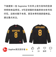 scn / 슈프림 남성 긴팔 티셔츠