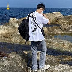 scn / 스투시 남성 여성 반팔 티셔츠