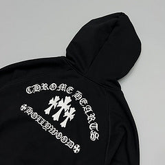 zb/크롬하츠 남성 삼십자대 자수 지퍼 코트