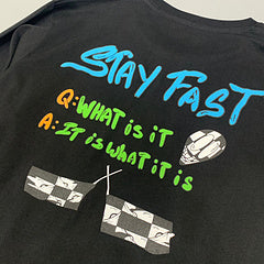 zb/크롬하츠 남성 stay fast 낙서 긴팔