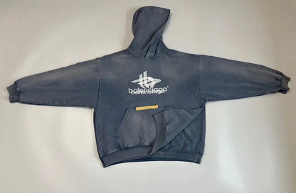 꼬부기 / 발렌시아가 새도우 후드티 , 파리시가 BALENCIAGA 화이트 섀도우 프린트 후드 맨투맨