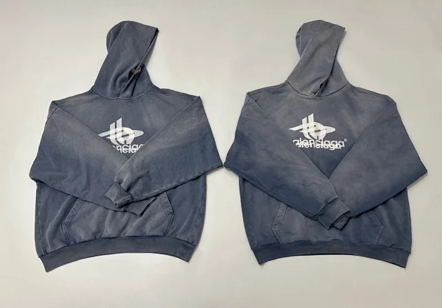 꼬부기 / 발렌시아가 새도우 후드티 , 파리시가 BALENCIAGA 화이트 섀도우 프린트 후드 맨투맨