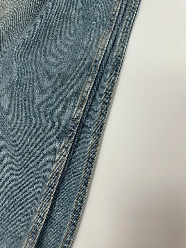 꼬부기 / 아크네 청바지 , 23M/핸드메이드그래피/배기핏 구제페인팅배기데님팬츠