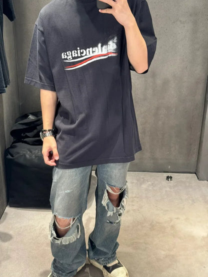 꼬부기 / 발렌시아가 반팔티 , 블랙프린팅용해콜라/신강장융면/