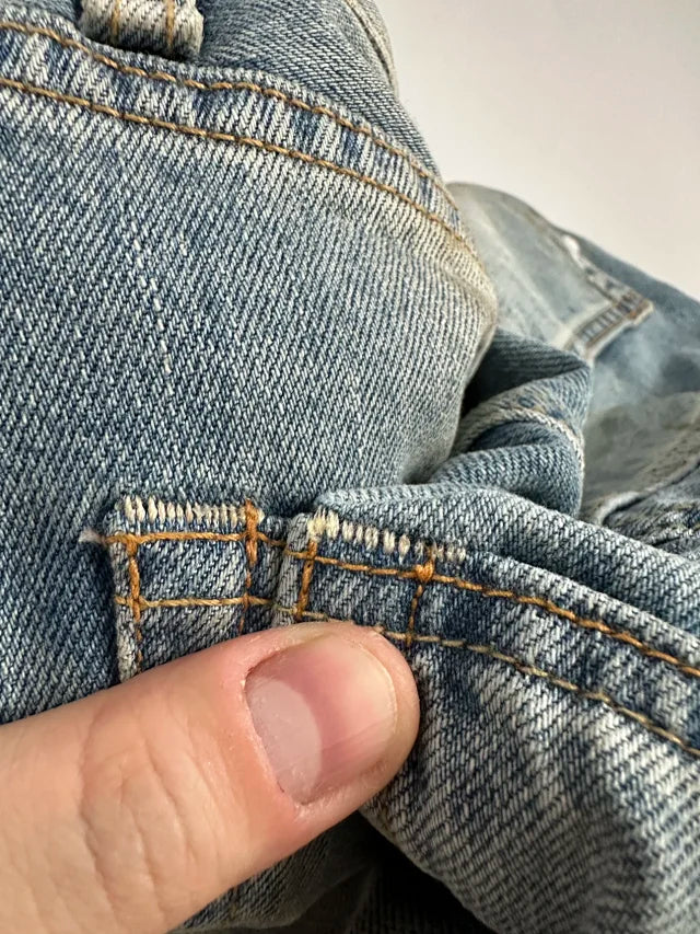 꼬부기 / 아크네 청바지 , 23M/핸드메이드그래피/배기핏 구제페인팅배기데님팬츠