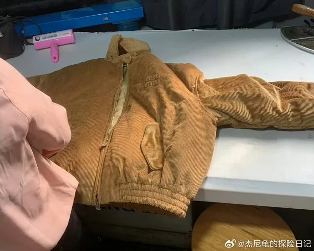 꼬부기 / 미우미우 코듀로이 블루종 자켓 발리