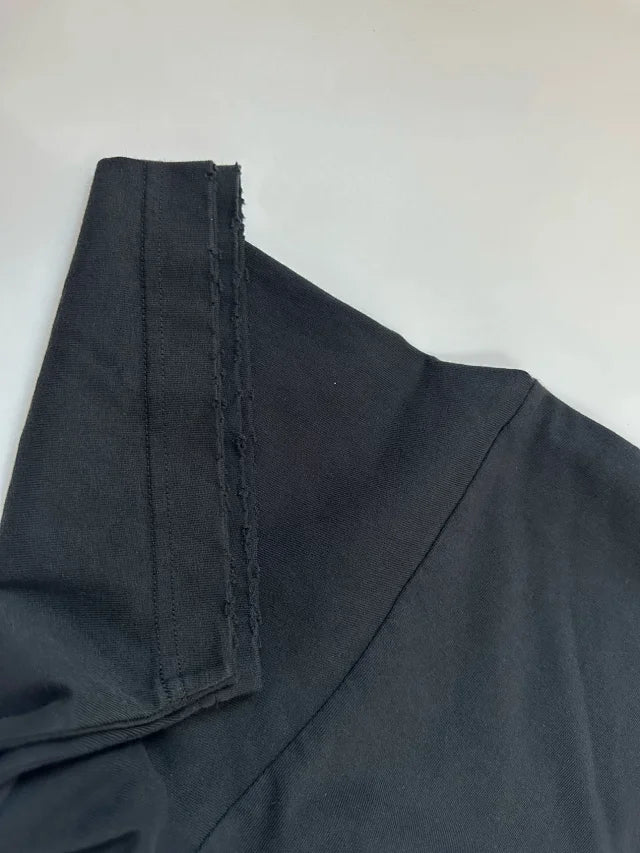 꼬부기 / 발렌시아가 반팔티 ,  BLC24ss/신장기모면/퍼즐블랙프린트라운드티셔츠