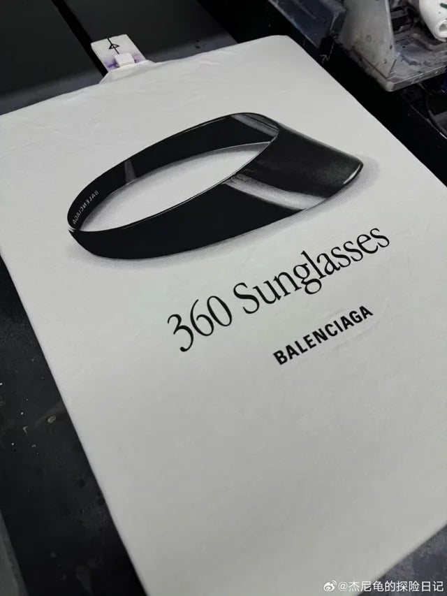 꼬부기 / 발렌시아가 반팔티 , 25ss360도선글라스반팔/실크스크린+디지털프린트겹치기공법