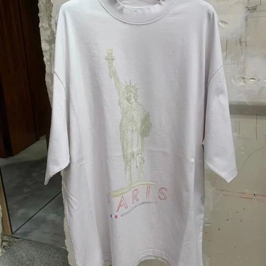 꼬부기 / 발렌시아가 자유의여신상 반팔티
