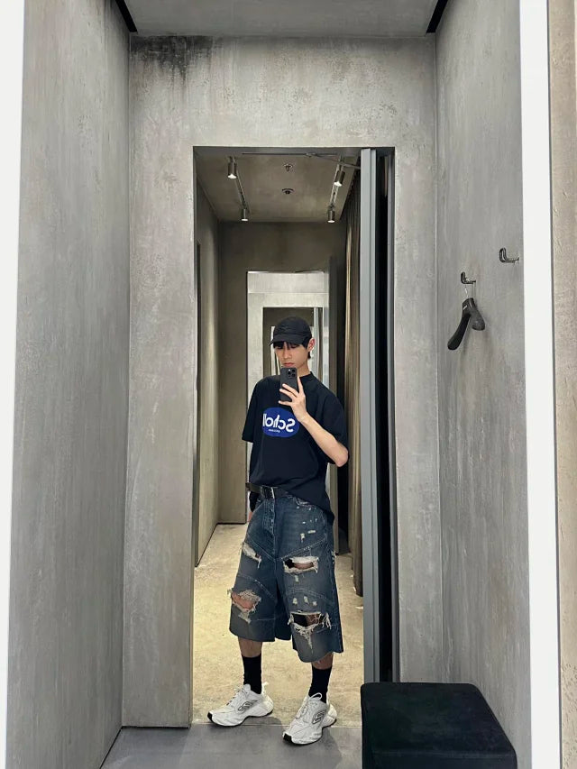 꼬부기 / 발렌시아가 남성 반팔 티셔츠