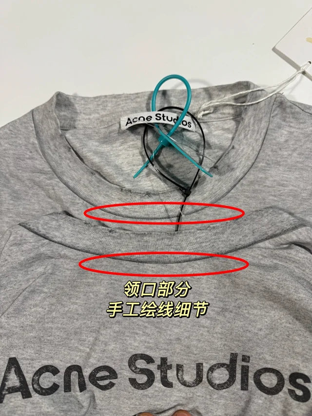 꼬부기 / 아크네스튜디오 남성 반팔 티셔츠