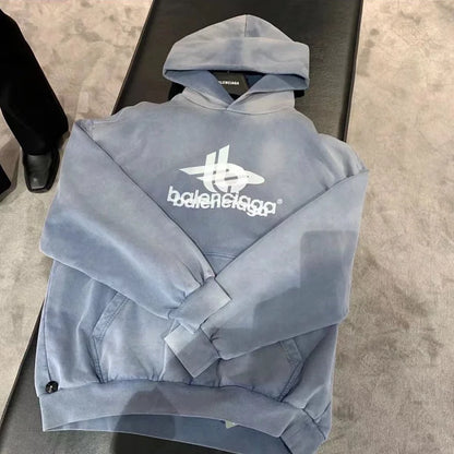 꼬부기 / 발렌시아가 새도우 후드티 , 파리시가 BALENCIAGA 화이트 섀도우 프린트 후드 맨투맨
