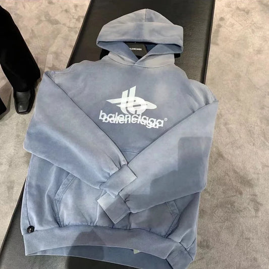 꼬부기 / 발렌시아가 새도우 후드티 , 파리시가 BALENCIAGA 화이트 섀도우 프린트 후드 맨투맨
