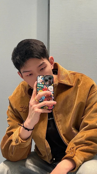 꼬부기 / 미우미우 코듀로이 블루종 자켓 발리