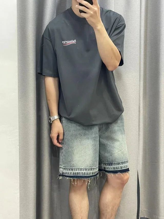 꼬부기 / 발렌시아가 남성 반팔 티셔츠