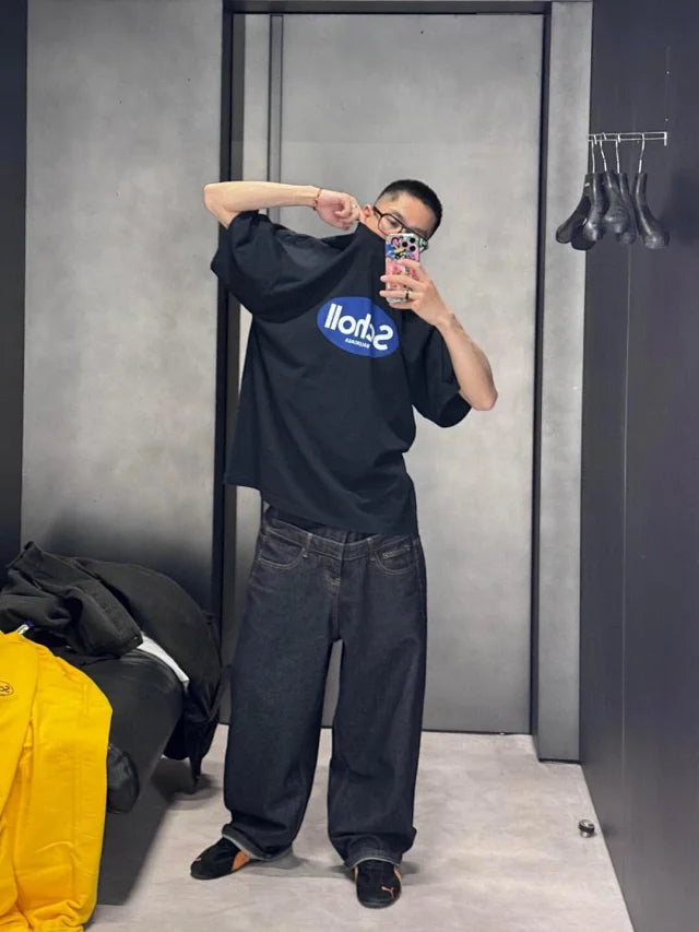 꼬부기 / 발렌시아가 남성 반팔 티셔츠
