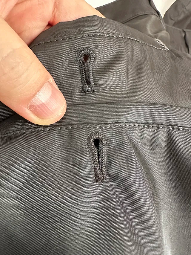 꼬부기 / 프라다 반바지 , 23ss/입체투포켓정장반바지/오리지널KF배지/100X200D재생나일론