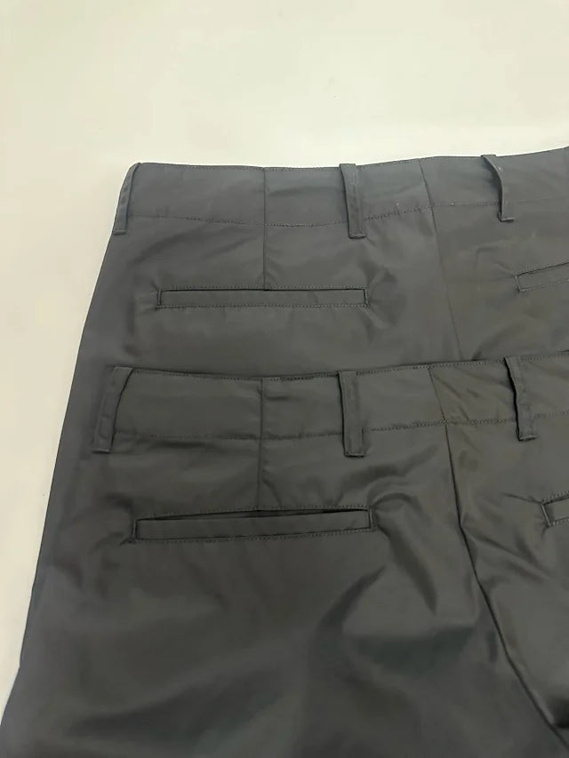 꼬부기 / 프라다 반바지 , 23ss/입체투포켓정장반바지/오리지널KF배지/100X200D재생나일론