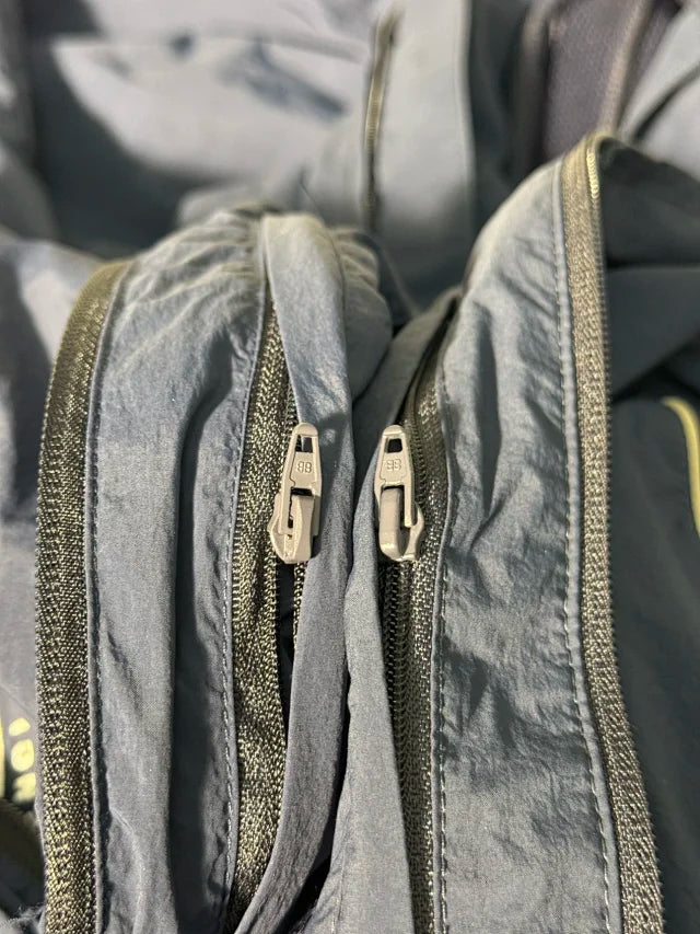 꼬부기 / 발렌시아가 자켓 , 24Winter네이비패치교복점퍼외/워싱주름근리나일론