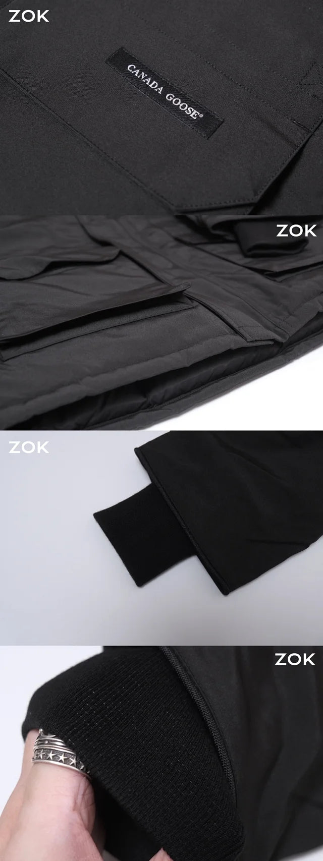 zok/ 캐나다구스 남성 여성 패딩