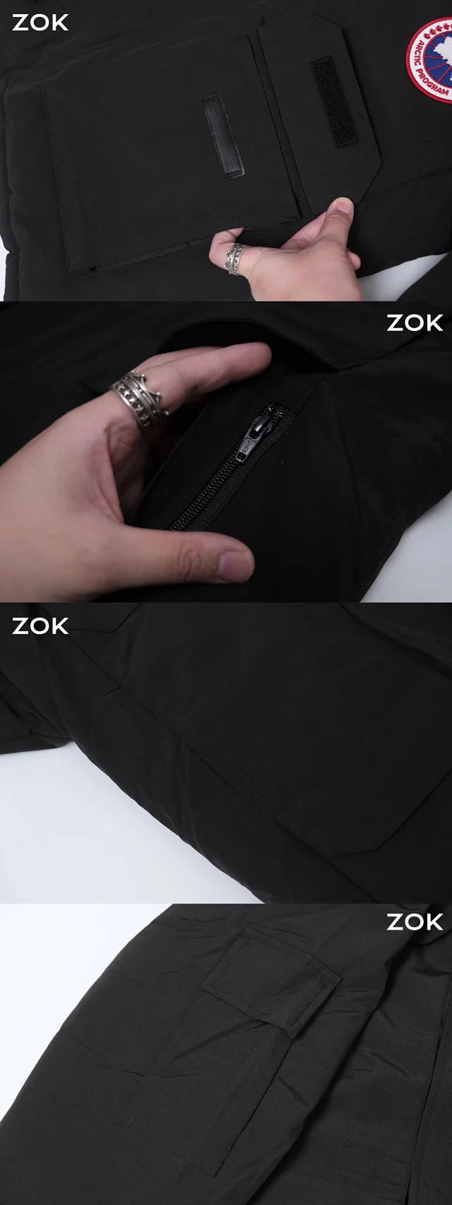 zok/ 캐나다구스 남성 여성 패딩