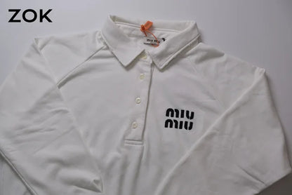 zok/미우미우 남성 화이트 POLO 맨투맨