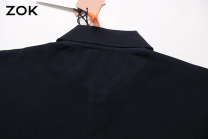 zok/미우미우 남성 여성 긴팔 폴로 셔츠