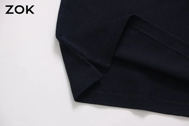 zok/미우미우 남성 여성 긴팔 폴로 셔츠
