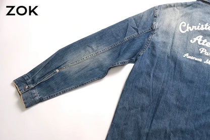 zok/디올 남성 데님 자켓