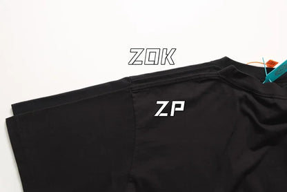 ZOK / 발렌시아가 웨이브 반팔티 , 파도 콜라 퍼지 반팔