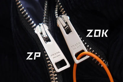 zok/프라다 남성 남색 코듀로이 패딩