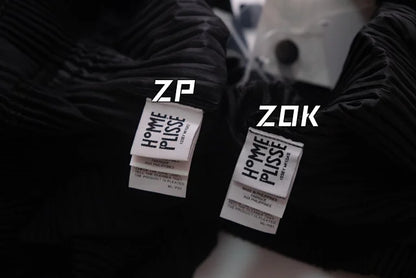 ZOK / 이세이미야케 옴므플리세 쇼츠 . 미야케 히사히 HPSS23JF174 퓨어컬러 플리츠 반바지