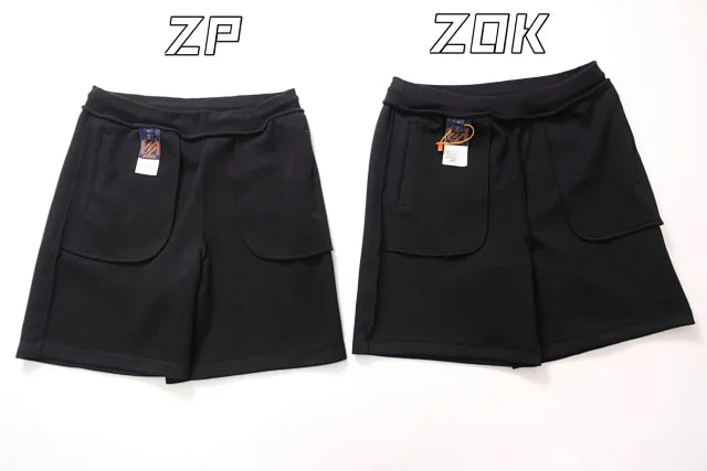 ZOK / 루이비통 반바지 , v자수 니트 숏팬츠 페이동 시리즈 진주 지퍼