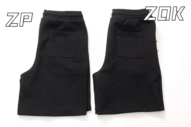 ZOK / 루이비통 반바지 , v자수 니트 숏팬츠 페이동 시리즈 진주 지퍼