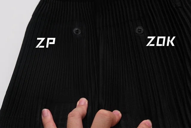 ZOK / 이세이미야케 옴므플리세 쇼츠 . 미야케 히사히 HPSS23JF174 퓨어컬러 플리츠 반바지