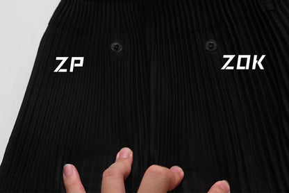 ZOK / 이세이미야케 옴므플리세 쇼츠 . 미야케 히사히 HPSS23JF174 퓨어컬러 플리츠 반바지