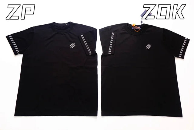 ZOK / 루이비통 반팔티 ,  v니트소매 로고 반팔