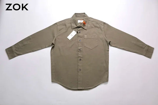 zok/아미 남성 하트 자수 셔츠