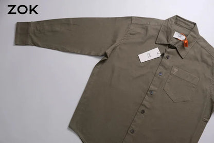 zok/아미 남성 하트 자수 셔츠