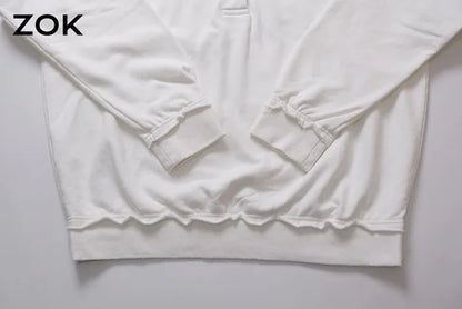 zok/미우미우 남성 화이트 POLO 맨투맨