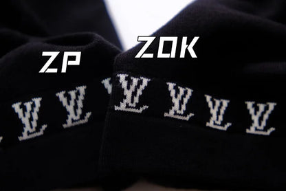 ZOK / 루이비통 반팔티 ,  v니트소매 로고 반팔