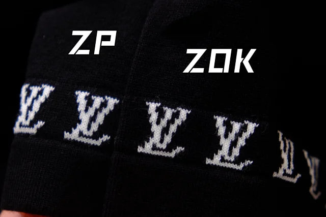 ZOK / 루이비통 반팔티 ,  v니트소매 로고 반팔