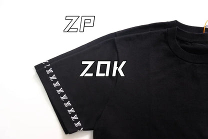 ZOK / 루이비통 반팔티 ,  v니트소매 로고 반팔