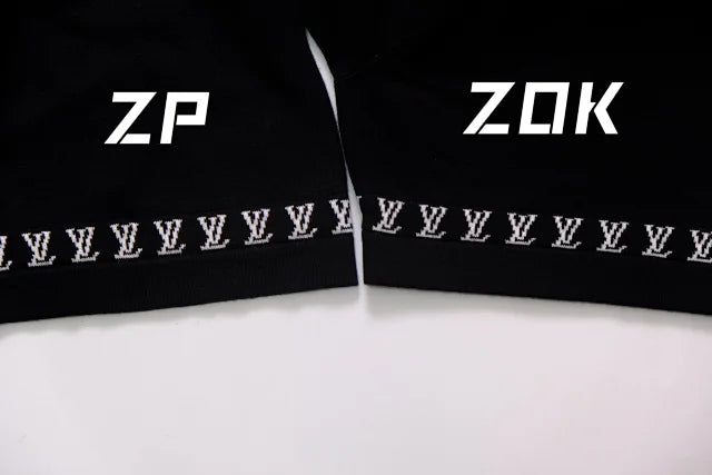 ZOK / 루이비통 반팔티 ,  v니트소매 로고 반팔