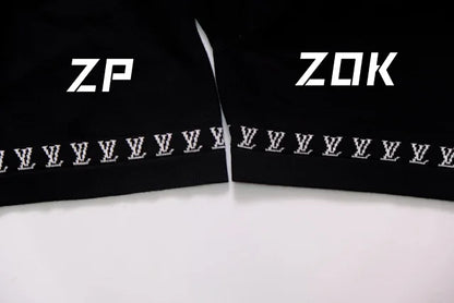 ZOK / 루이비통 반팔티 ,  v니트소매 로고 반팔