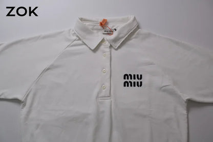 zok/미우미우 남성 화이트 POLO 맨투맨