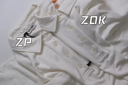 zok/미우미우 남성 화이트 POLO 맨투맨
