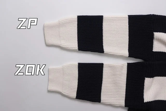 zok/셀린느 남성 스트라이프 알파벳 스웨터