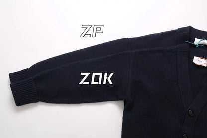 zok/아미리 남성 V넥 니트 가디건