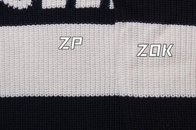 zok/셀린느 남성 스트라이프 알파벳 스웨터